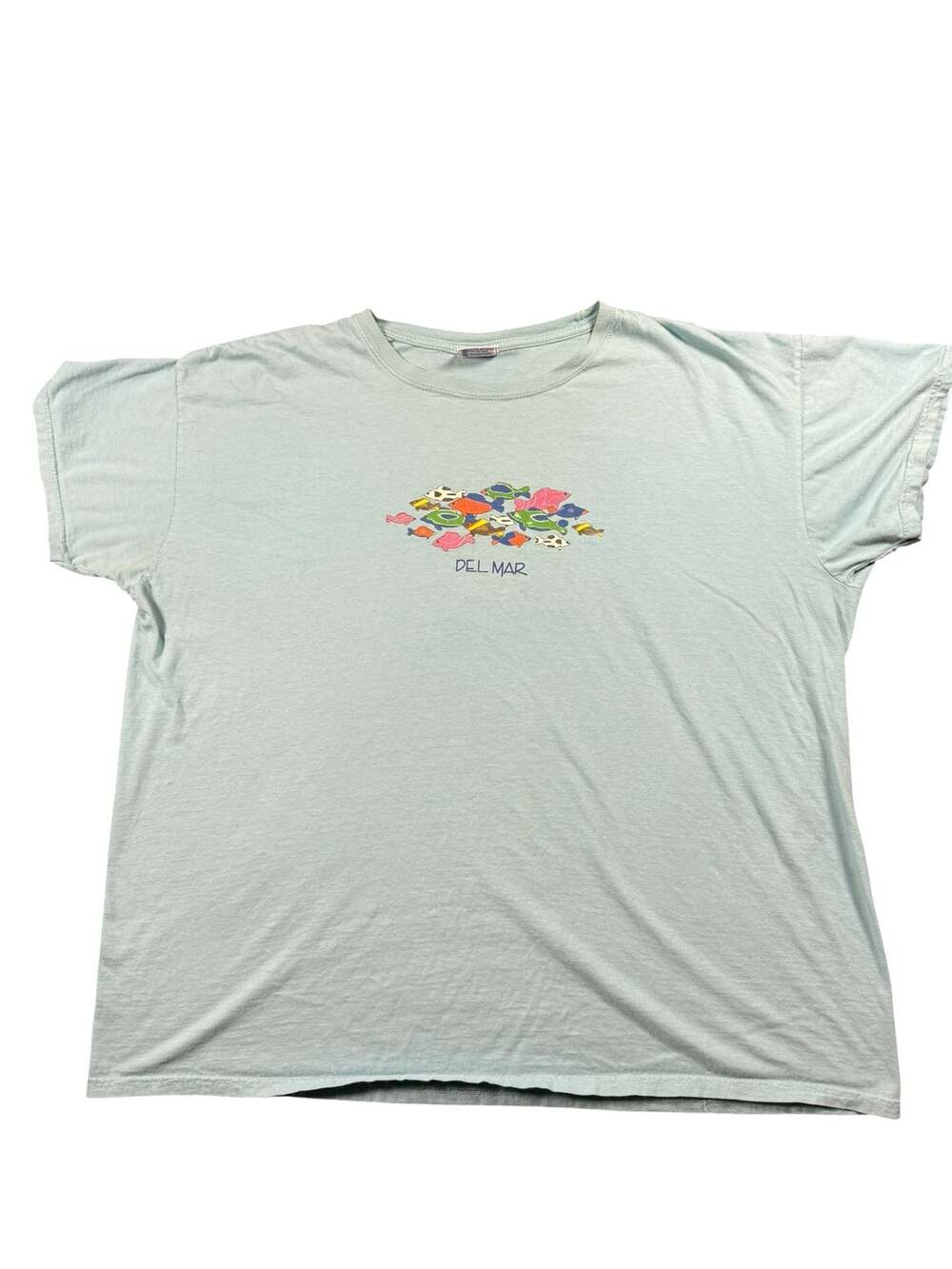 Vintage Cabo Del Mar Fish Graphic T-Shirt Size XL